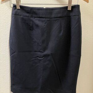 Navy Calvin Klein Pencil Skirt, Size 2